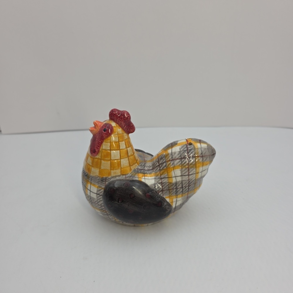 Debbie Mumm Sakura Cow Chicken Salt Pepper Shakers Farm Country Kitchen Set NOTE - Picture 10 of 16